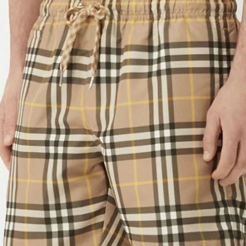 Burberry Check Print Swim Shorts-4