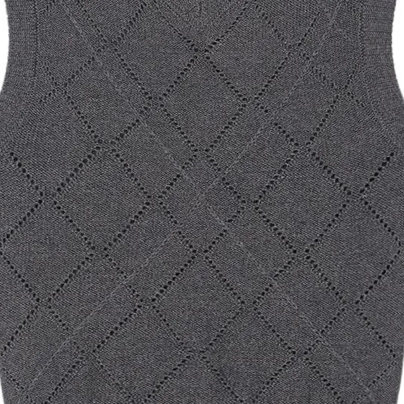 Givenchy Cropped Sweater In Wool Sweater Men's Medium Gray-5