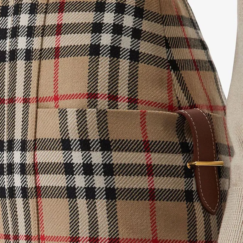 Burberry 2020s Nova Checked Skirt-4