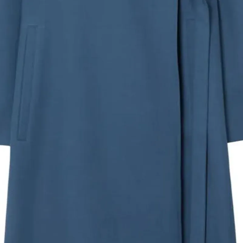 Burberry Coats Women's Blue-3