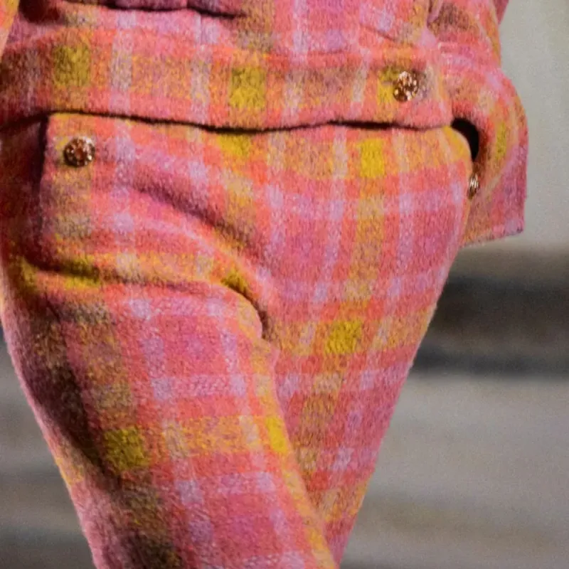 CHANEL FW24 Casual Pants Women's Pink-1