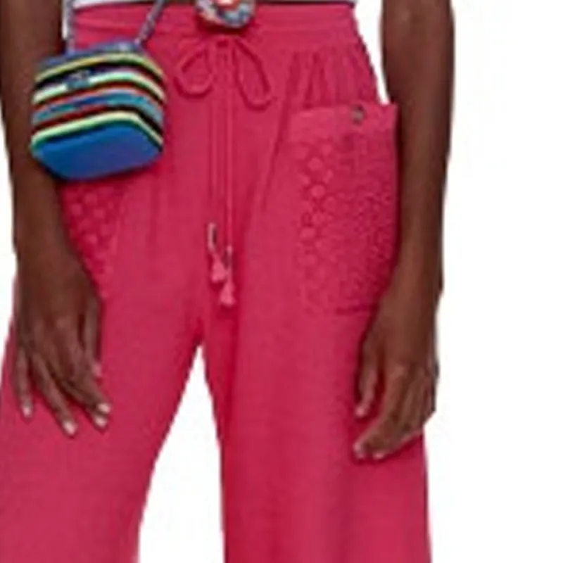 CHANEL FW21 Casual Pants Women's Pink-2