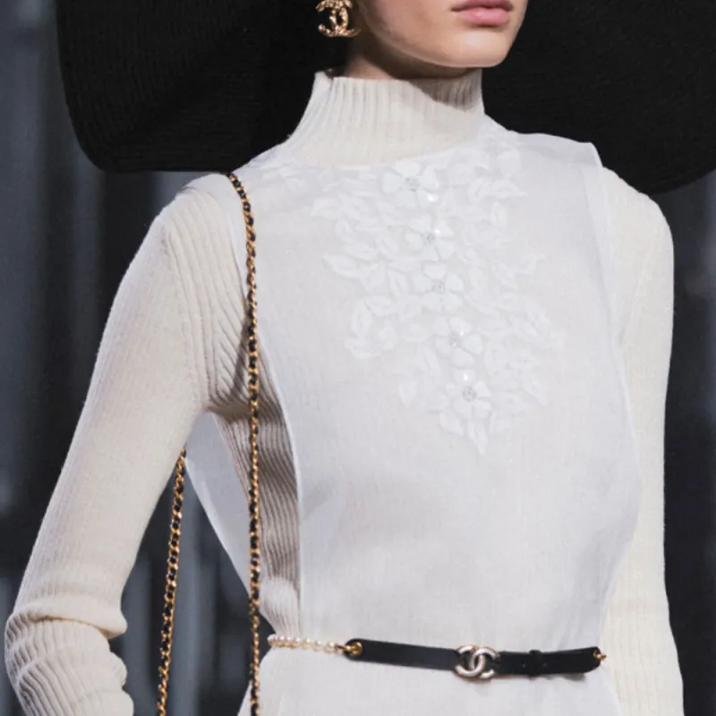 CHANEL Sweaters Women's White-1