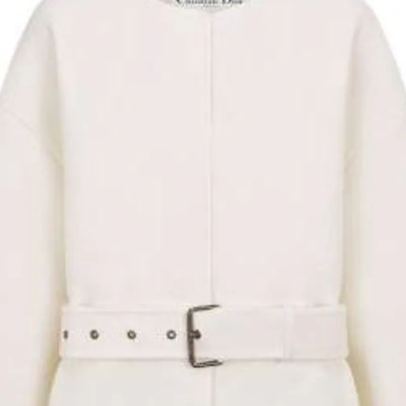DIOR Velvet Jackets Women's Ivory-2