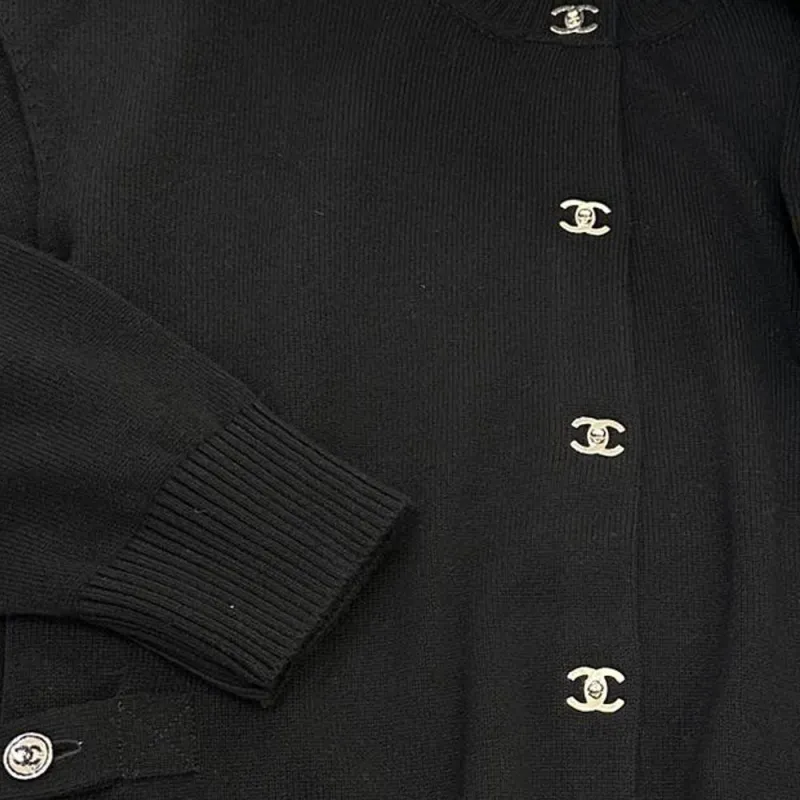 CHANEL Knitwear Unisex Black-4
