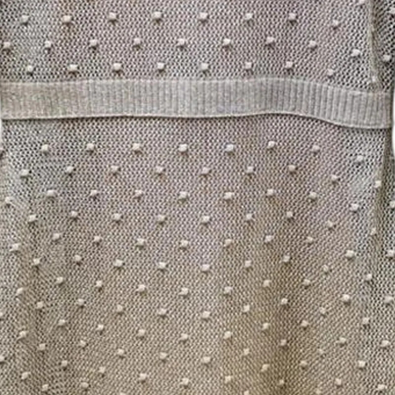 DIOR Long Sleeved Dresses Women's Gold-2