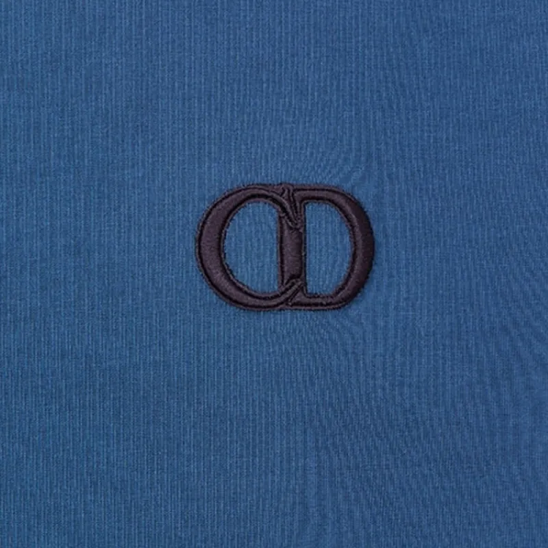 DIOR Quarterly New Products T-Shirts Men Blue-2