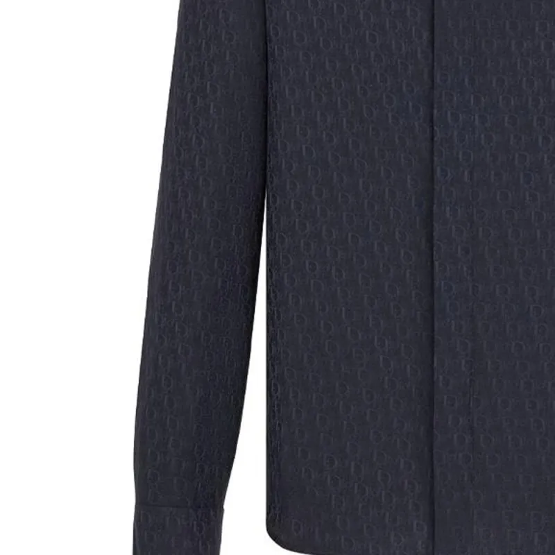 DIOR Shirts Men Blue-2