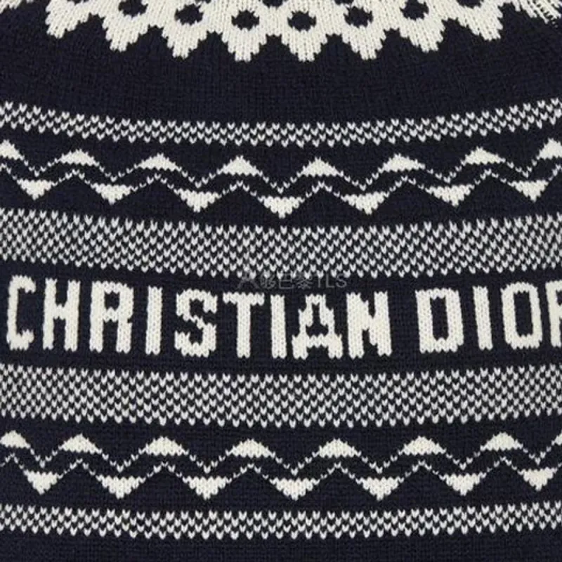 DIOR SS21 Fitted Sweater Women's Dark Blue-2
