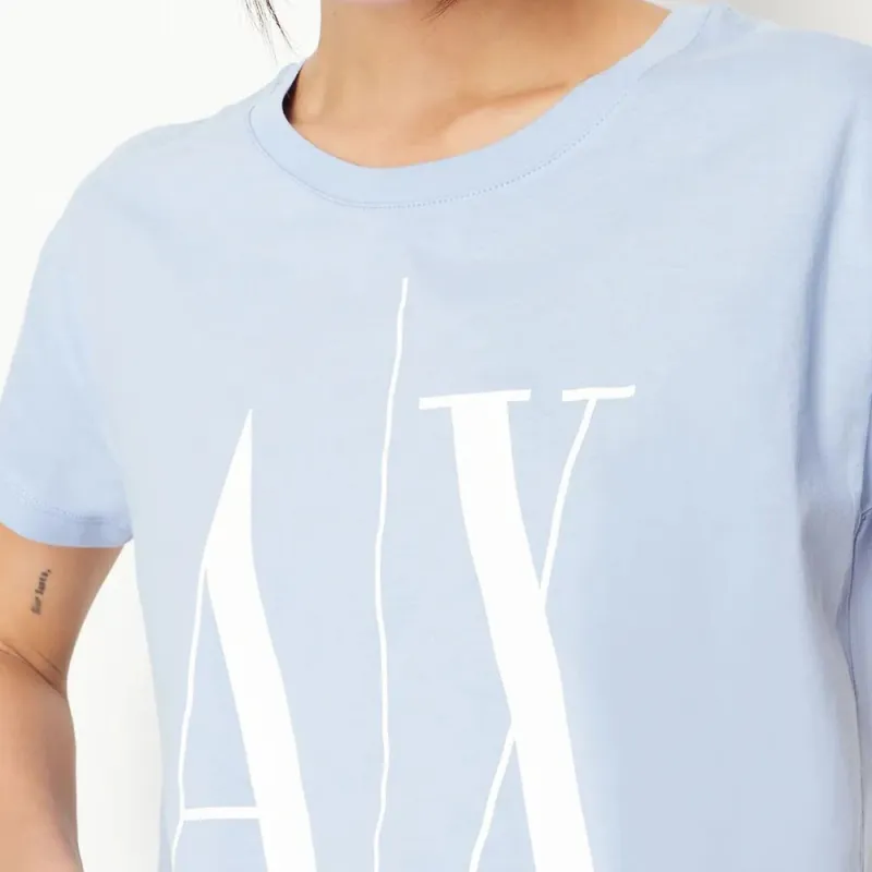EMPORIO ARMANI T-Shirts Women's Light Blue-4