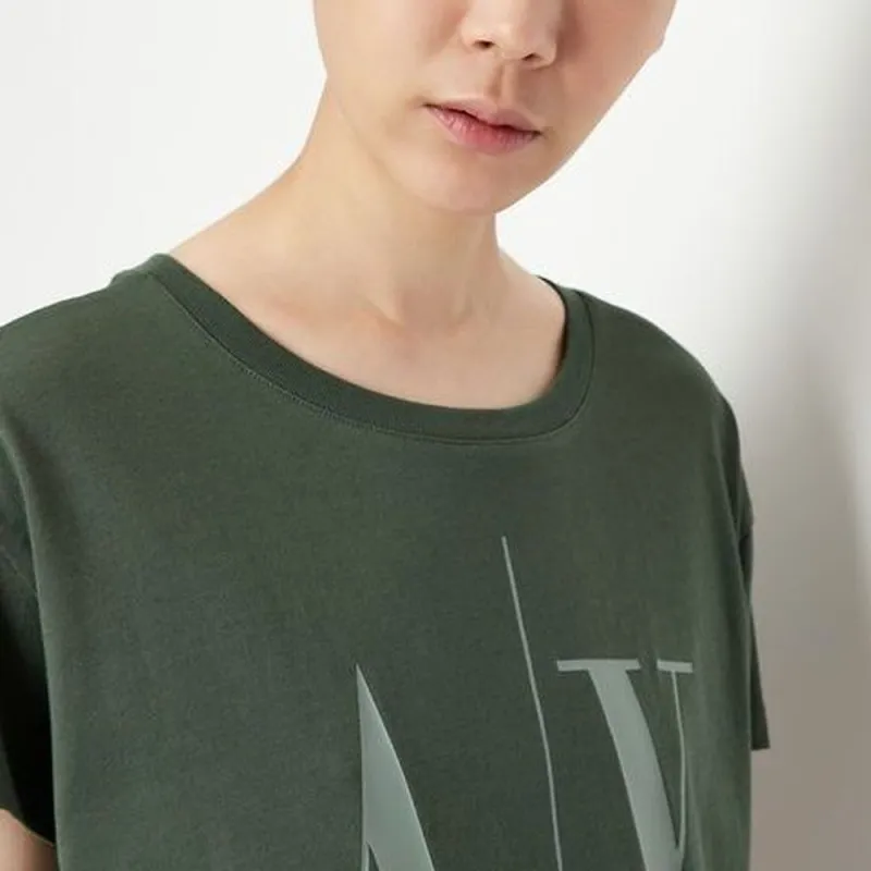 EMPORIO ARMANI T-Shirts Women's Green-4