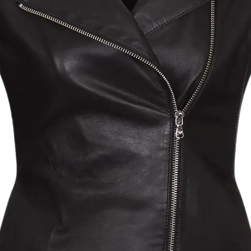 EMPORIO ARMANI Semi aniline Nappa lambskin Jacket With Jersey Inserts-4