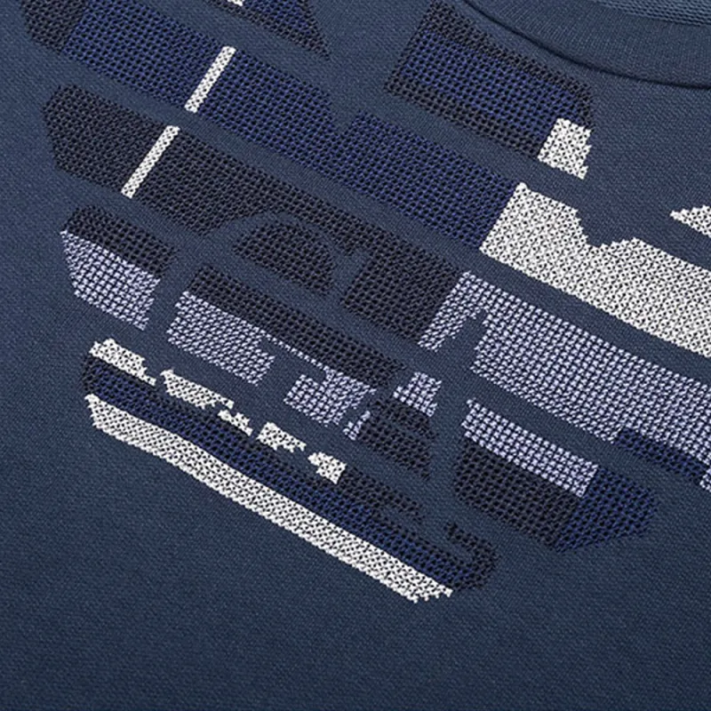 EMPORIO ARMANI Sweatshirts Men Marine Blue-2