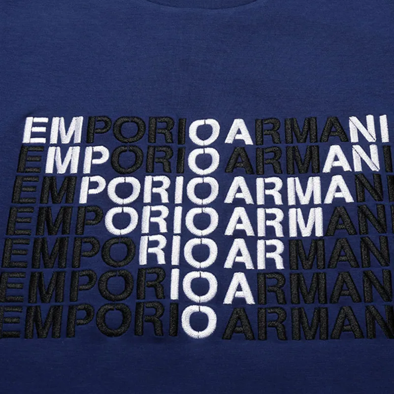 EMPORIO ARMANI Sweatshirts Men Dark Blue-4