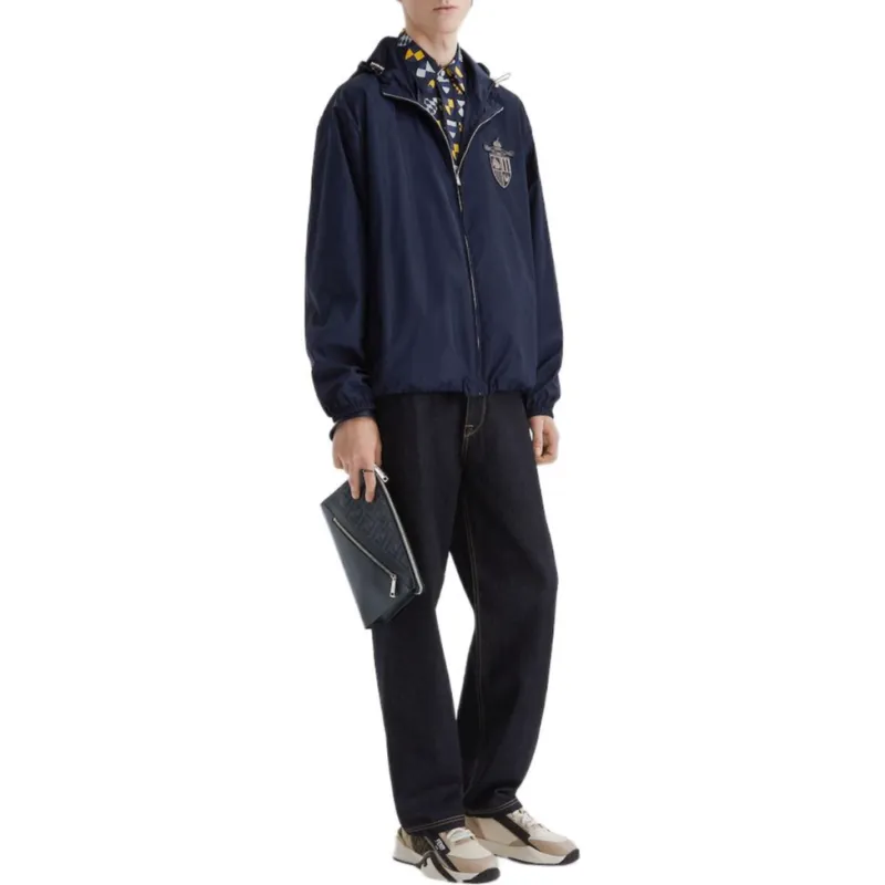 FENDI Jackets Men Blue-2
