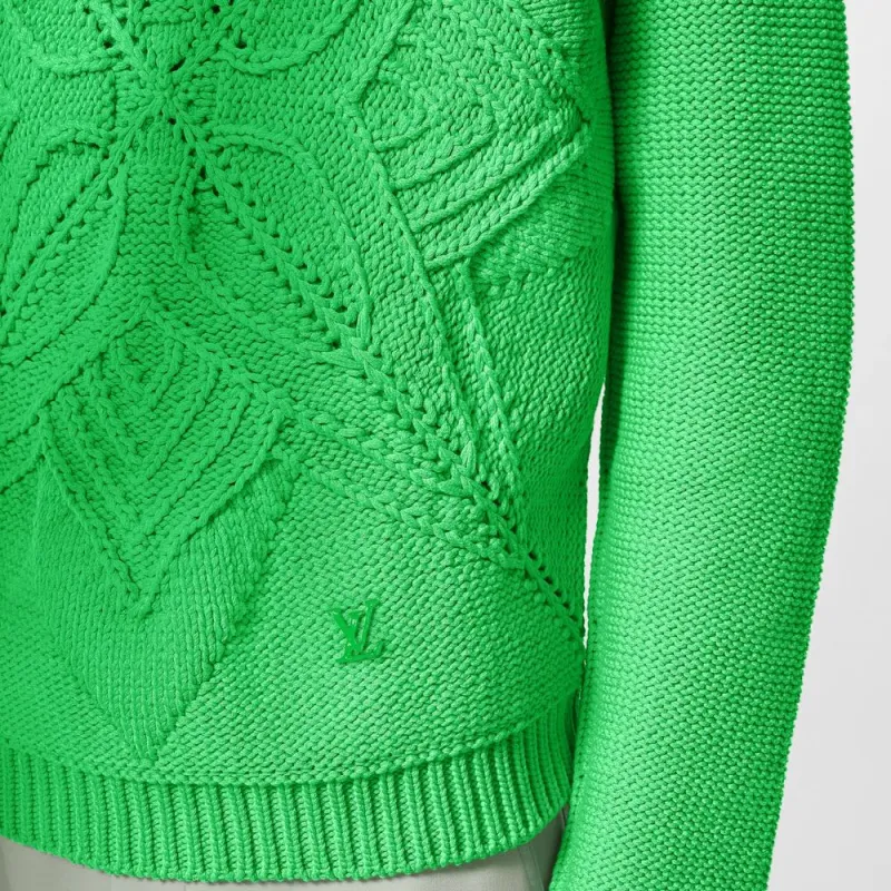 LOUIS VUITTON Knitwear Men's Green-4