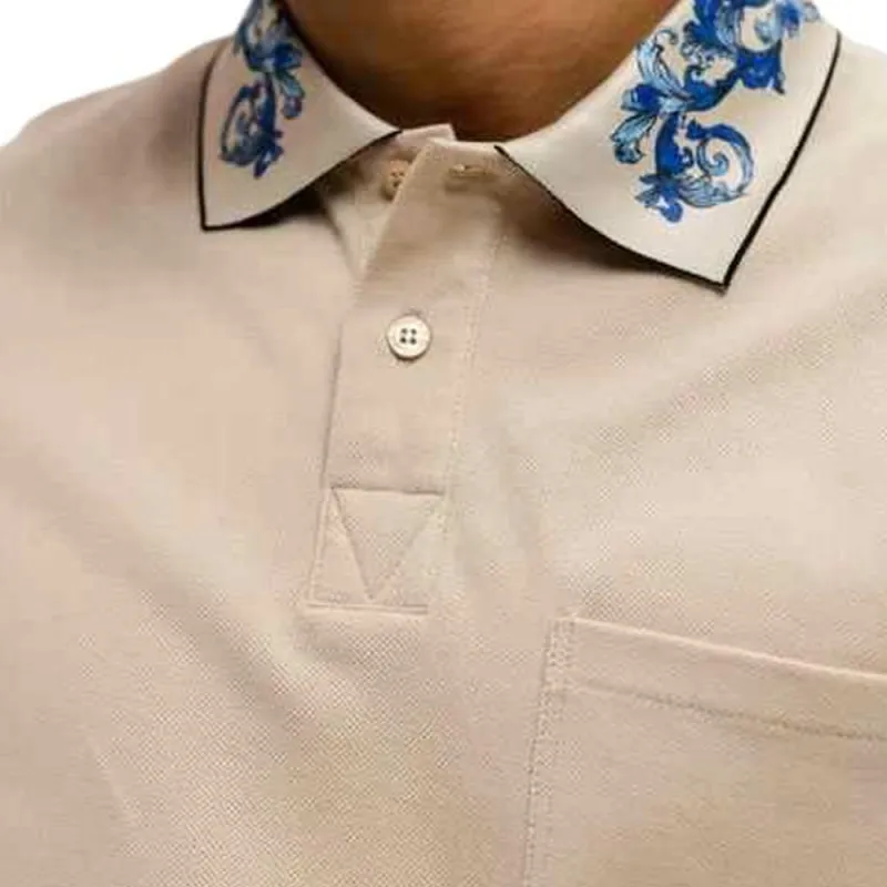 VERSACE JEANS COUTURE Polo Shirt Men's Light Umber-4
