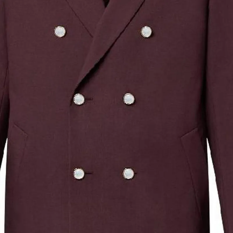 LOUIS VUITTON Double Breasted Tailored Wool Jacket-4