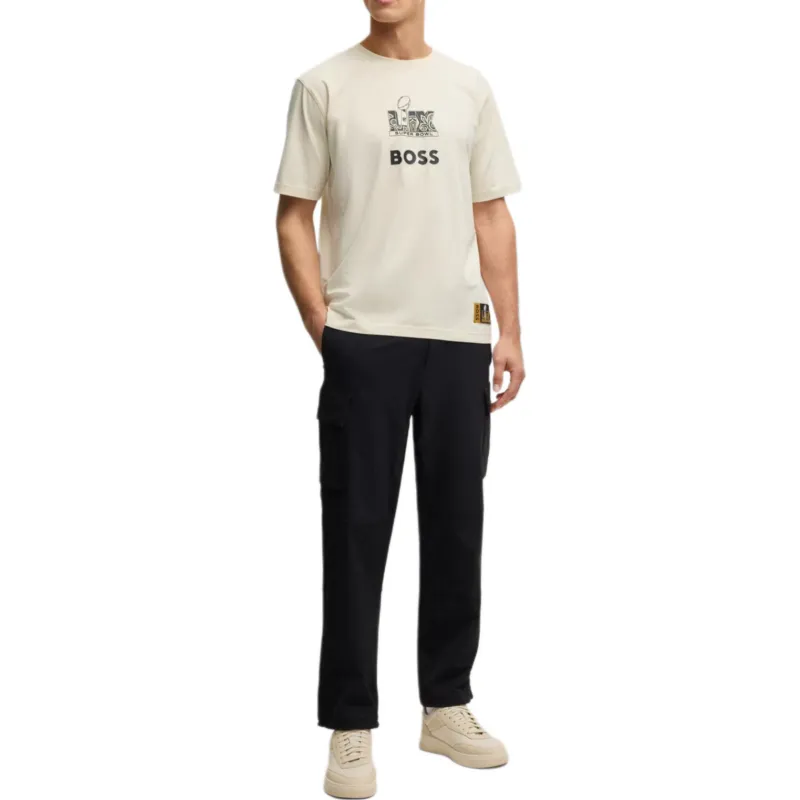 HUGO BOSS T Shirts Men White-3