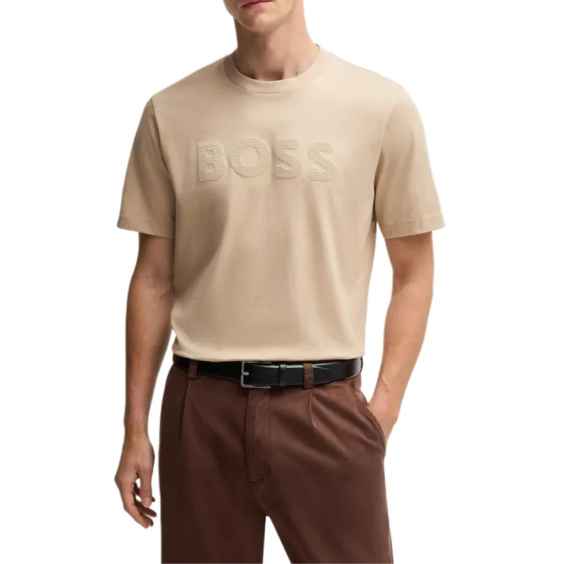 HUGO BOSS T Shirt Men's Light Beige-1