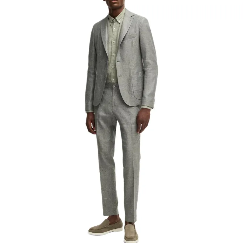 HUGO BOSS Button down Linen Shirt-3