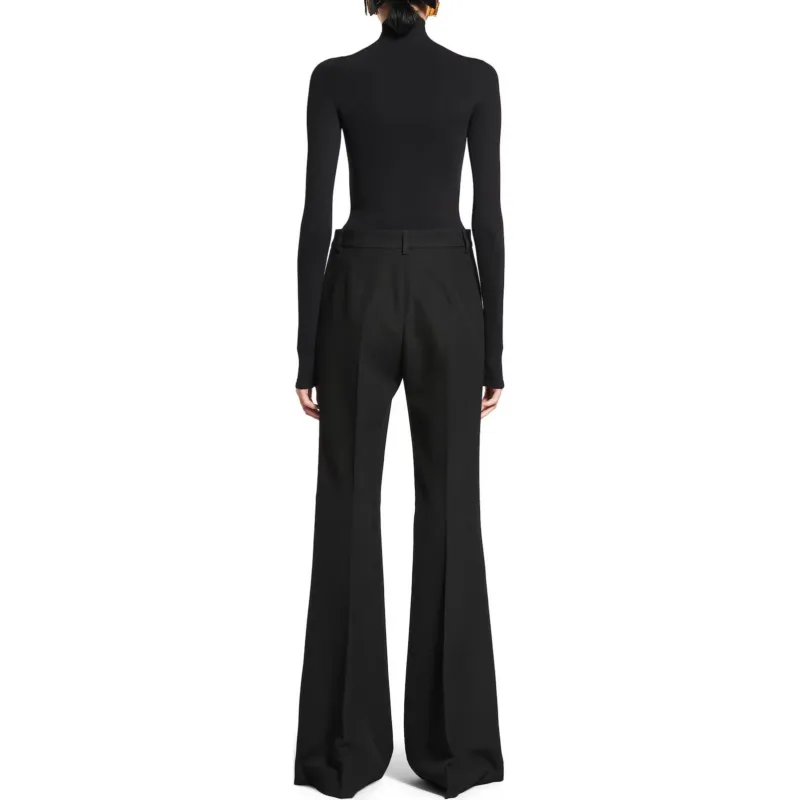 Balenciaga Casual Pants Regular Fit Women's Black-3