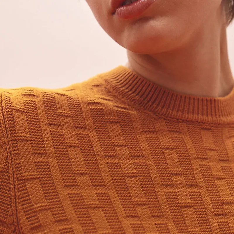 HERMES SS23 Sweaters Women's Orange-8