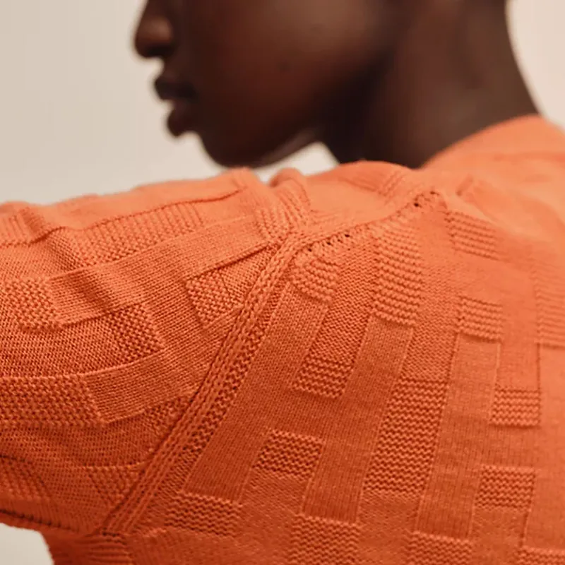 HERMES Sweaters Women's Orange-3