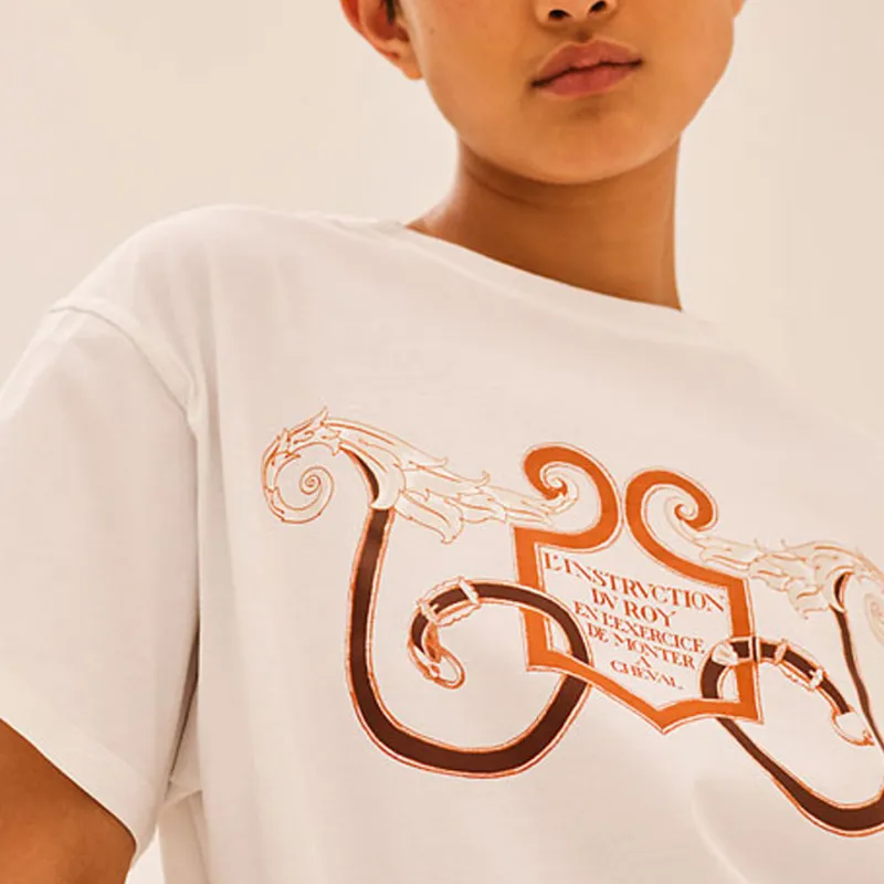 HERMES T Shirts Unisex White-2