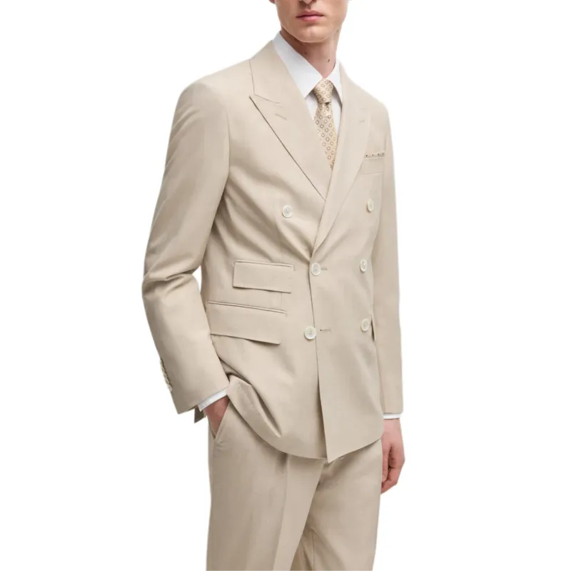 HUGO BOSS Business Suits Men's Light Brown-2