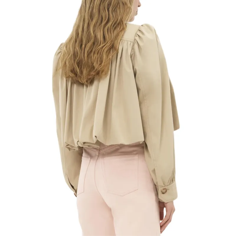 Chloe Jackets Coats Women's Smoky Beige-2