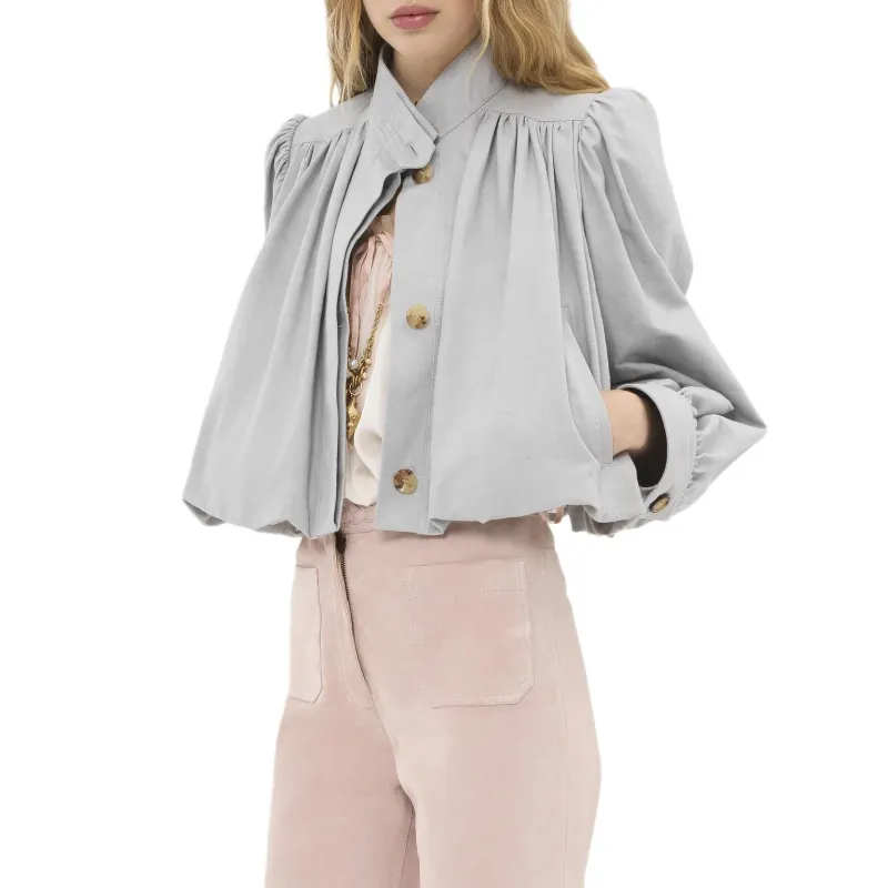 Chloé Jackets Women's Gray-2