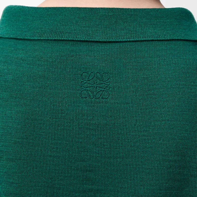 LOEWE SS25 Polo Shirt Women's Green-4