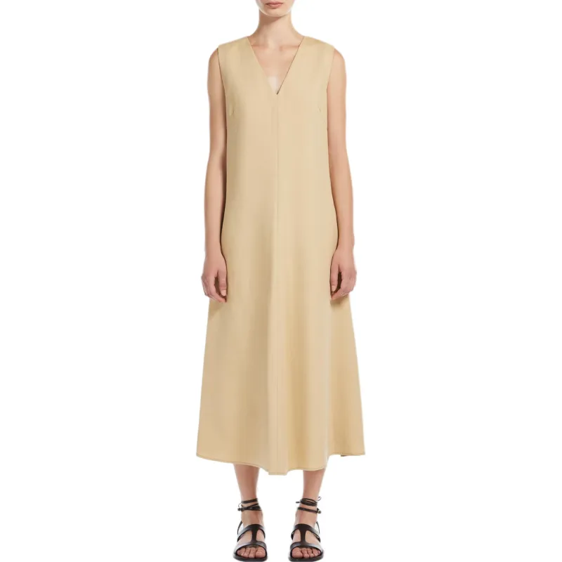 MaxMara Sleeveless Dress Women's Sand-1
