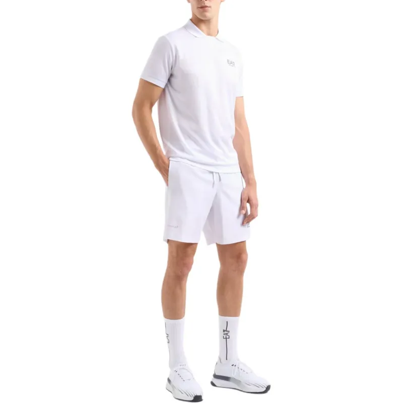 EMPORIO ARMANI EA7 Casual Shorts Men's White-1