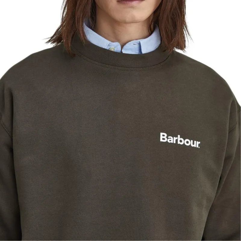 BARBOUR Sweatshirts Men Green-4
