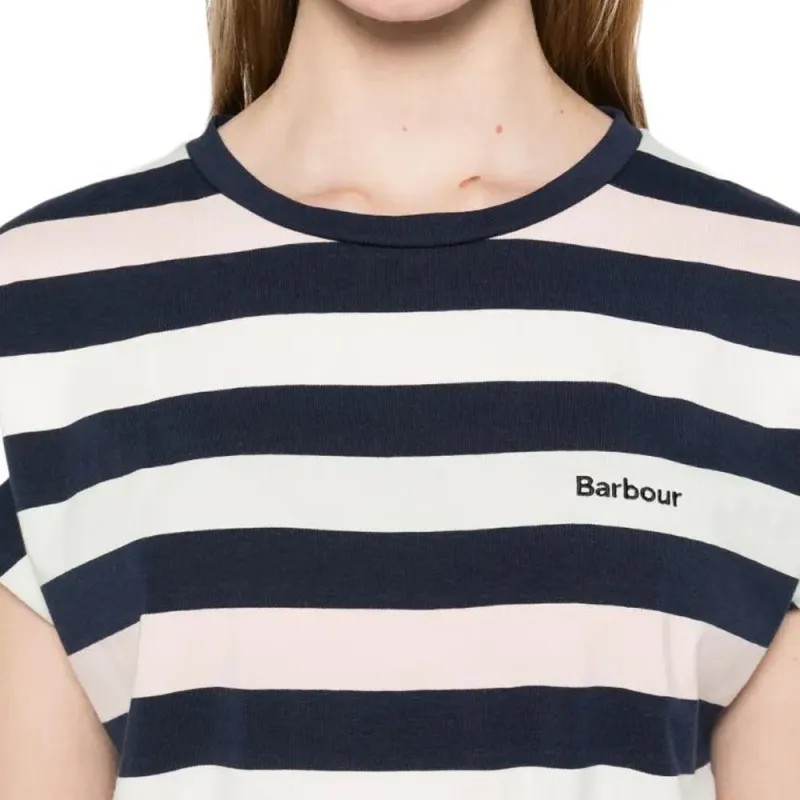 BARBOUR Marloes Stripe Midi Dress-4