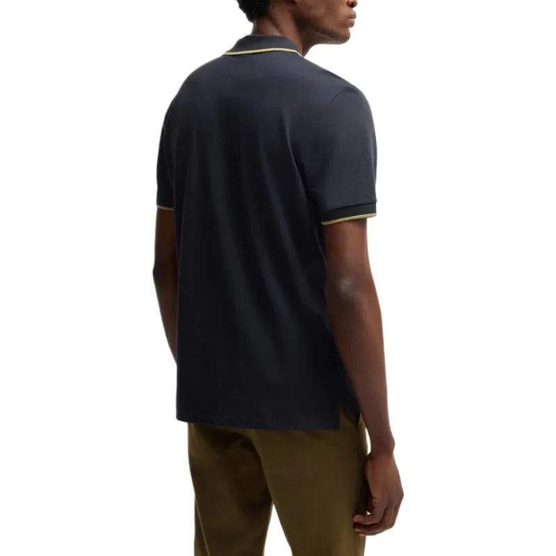 HUGO BOSS Paddy Contrasting collar Polo Shirt-2