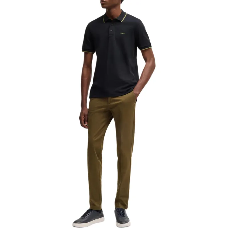 HUGO BOSS Paddy Contrasting collar Polo Shirt-1