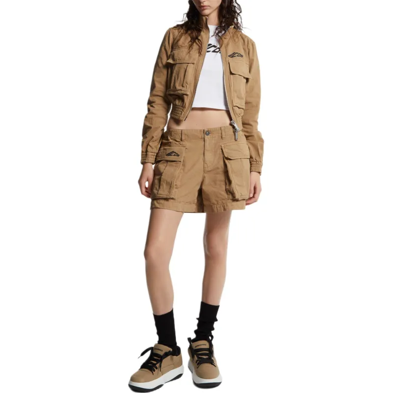 DSQUARED 2 Stand Up Collar Short Jacket-2