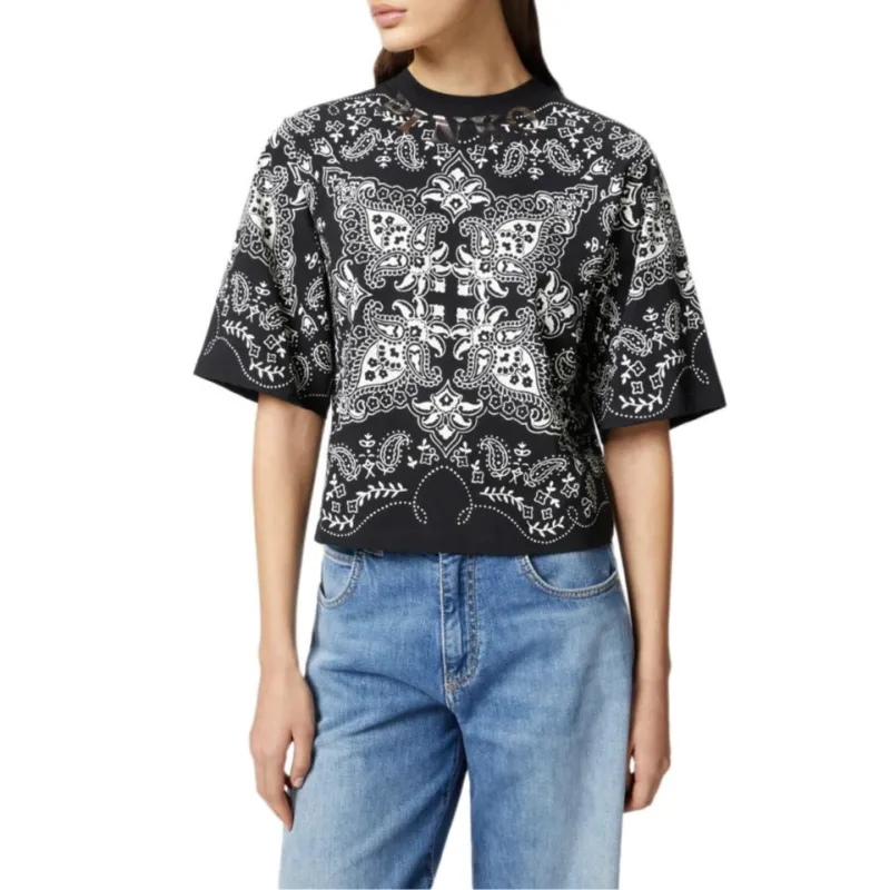 PINKO Paisley Print T shirt-3