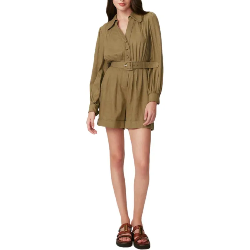 Diane Von Furstenberg FW24 Jumpsuit Women's Olive Green-2
