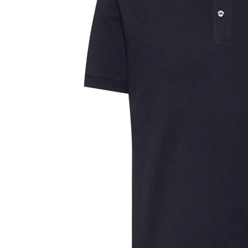HUGO BOSS Logo Patch Short-Sleeved Polo Shirt-4