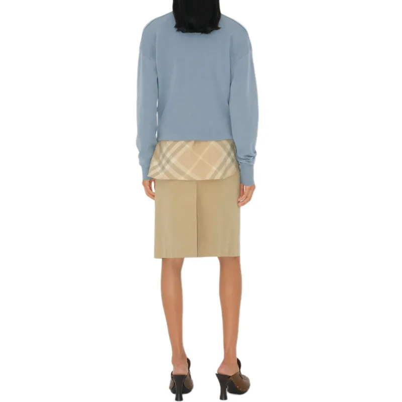 Burberry SS25 Sweater Women's Trench Gray-2