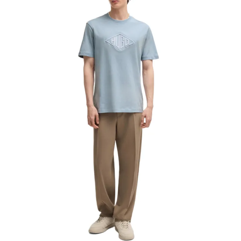 HUGO BOSS Flocked logo T shirt-1
