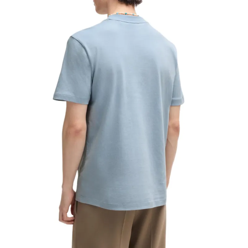 HUGO BOSS Flocked logo T shirt-3