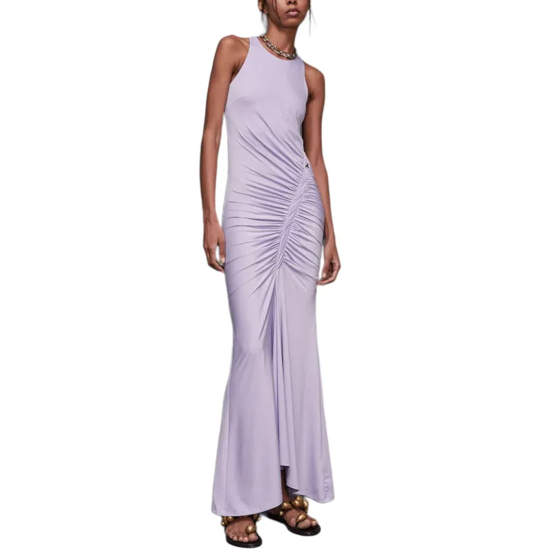 Patrizia Pepe Ruffle detail Maxi Dress-1