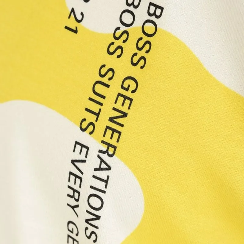 HUGO BOSS T Shirts Men Yellow-2
