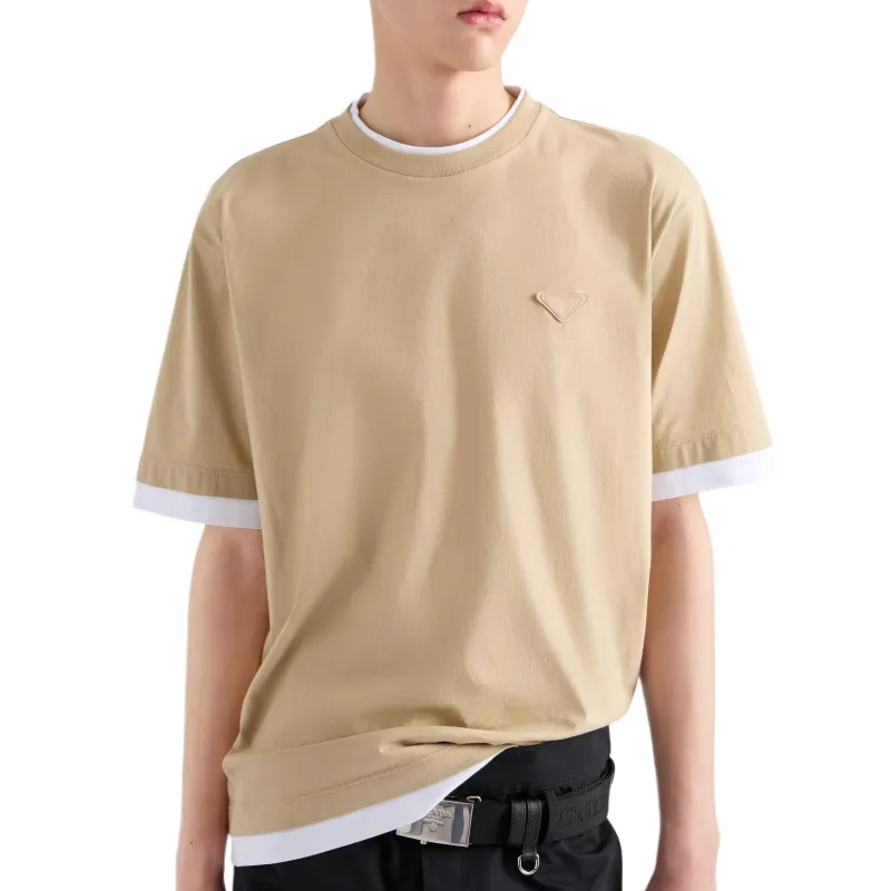 PRADA T Shirts Men Yellow-3