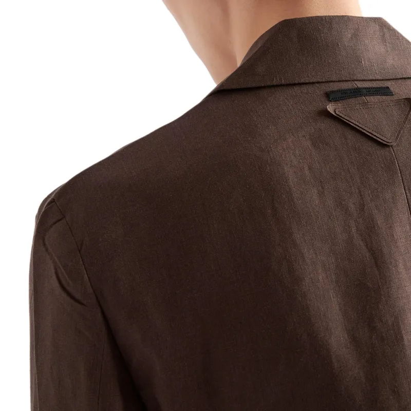 PRADA Jackets & Coats Men's Brown-4